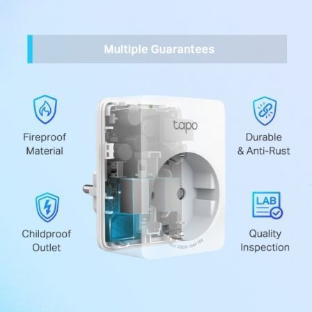 Tp-Link Enchufe Inteligente WiFi Tapo P110 Tp-Link Enchufe Inteligente WiFi Tapo P110